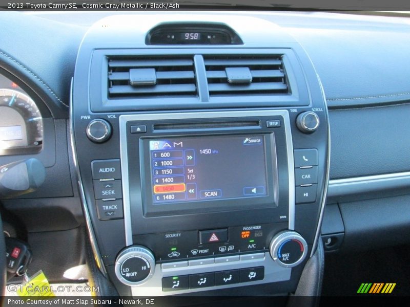 Cosmic Gray Metallic / Black/Ash 2013 Toyota Camry SE