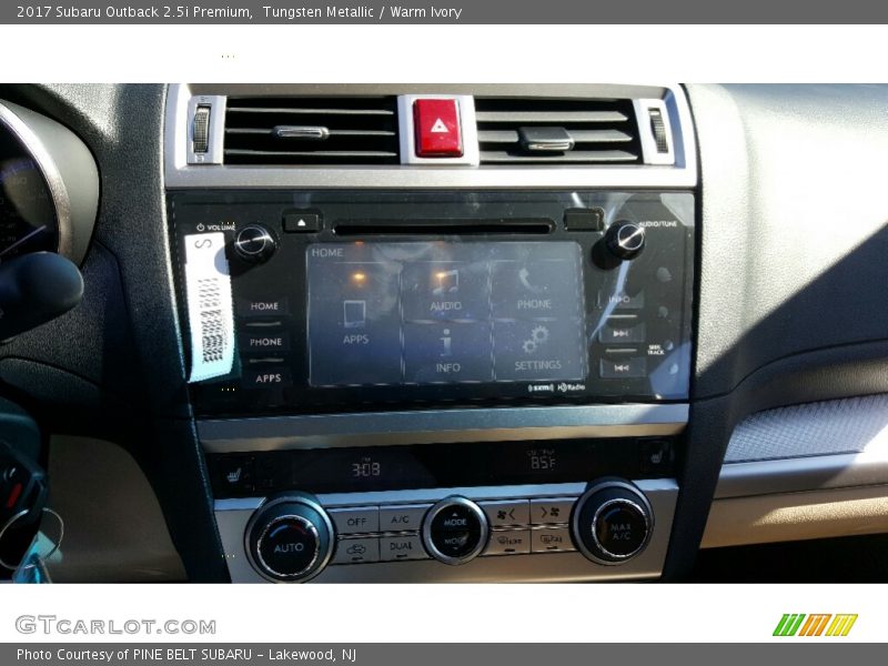 Tungsten Metallic / Warm Ivory 2017 Subaru Outback 2.5i Premium