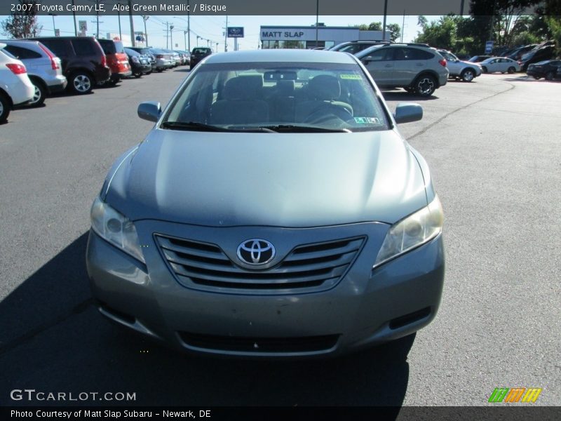 Aloe Green Metallic / Bisque 2007 Toyota Camry LE