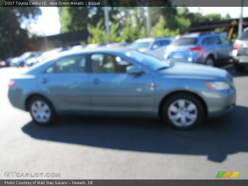 Aloe Green Metallic / Bisque 2007 Toyota Camry LE