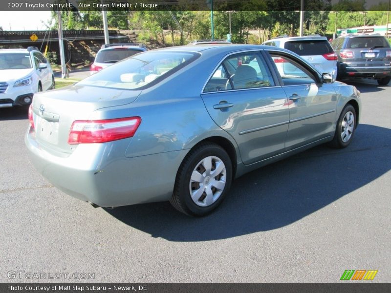 Aloe Green Metallic / Bisque 2007 Toyota Camry LE