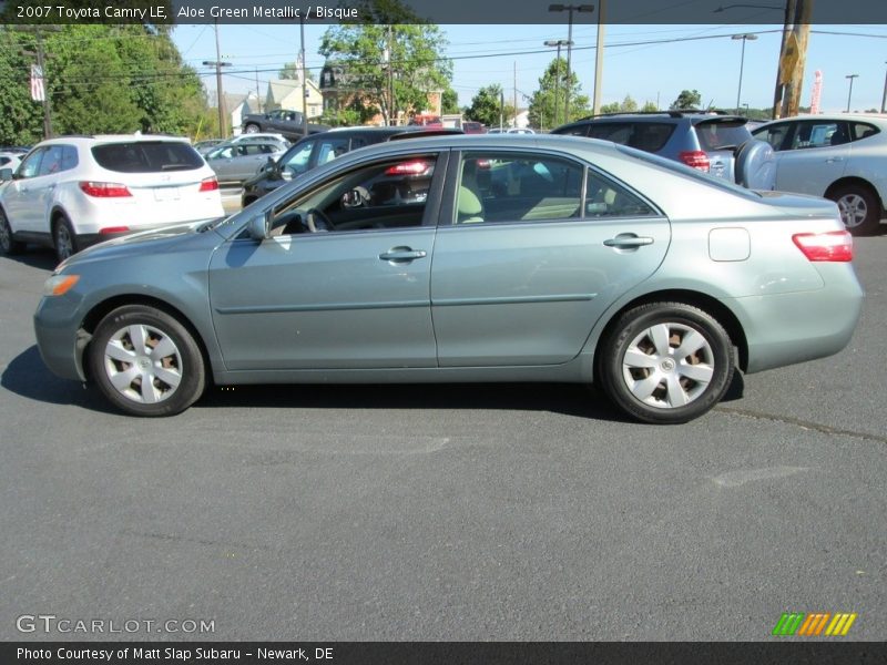 Aloe Green Metallic / Bisque 2007 Toyota Camry LE