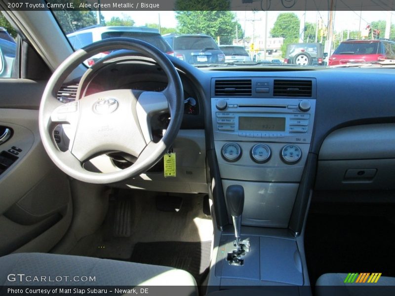 Aloe Green Metallic / Bisque 2007 Toyota Camry LE
