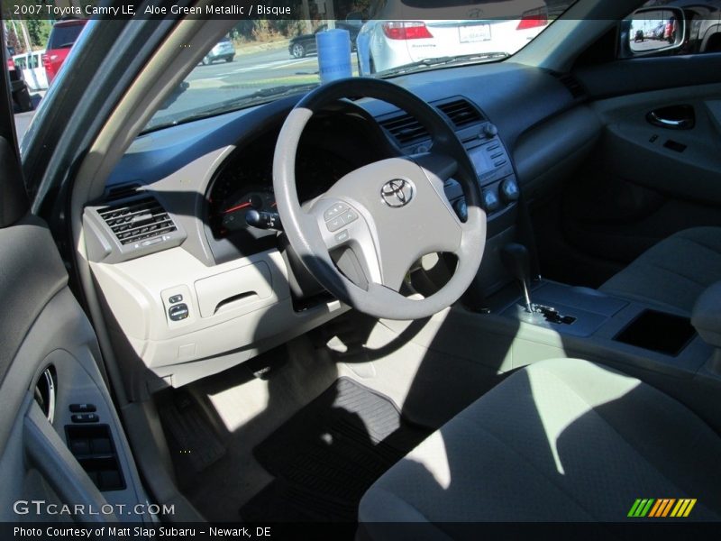 Aloe Green Metallic / Bisque 2007 Toyota Camry LE