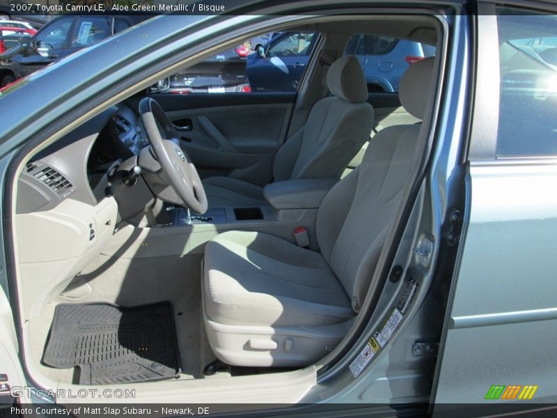 Aloe Green Metallic / Bisque 2007 Toyota Camry LE