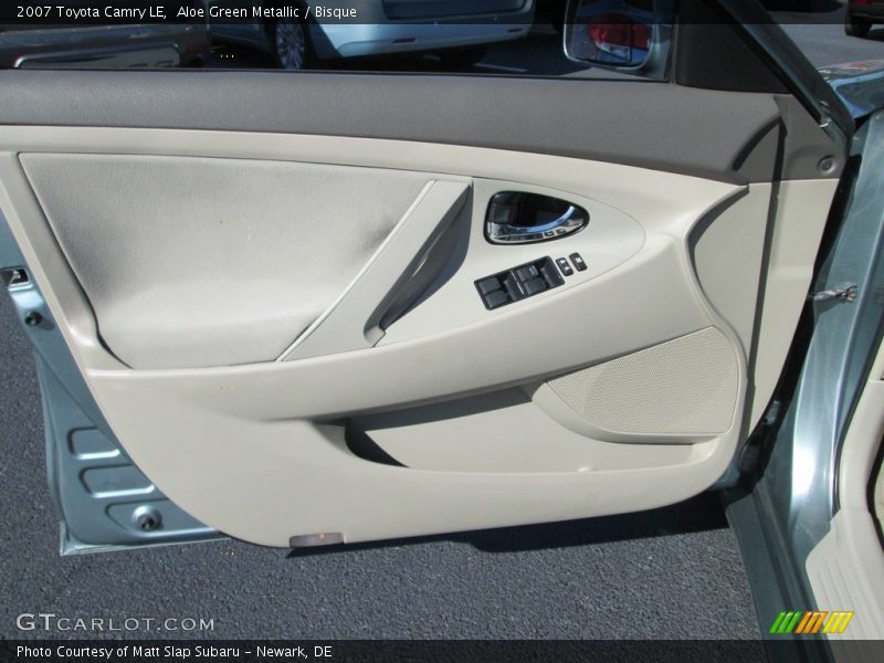 Aloe Green Metallic / Bisque 2007 Toyota Camry LE