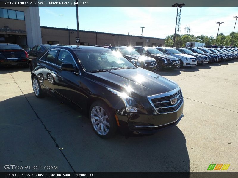Black Raven / Jet Black 2017 Cadillac ATS AWD