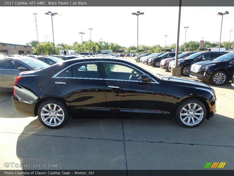 Black Raven / Jet Black 2017 Cadillac ATS AWD