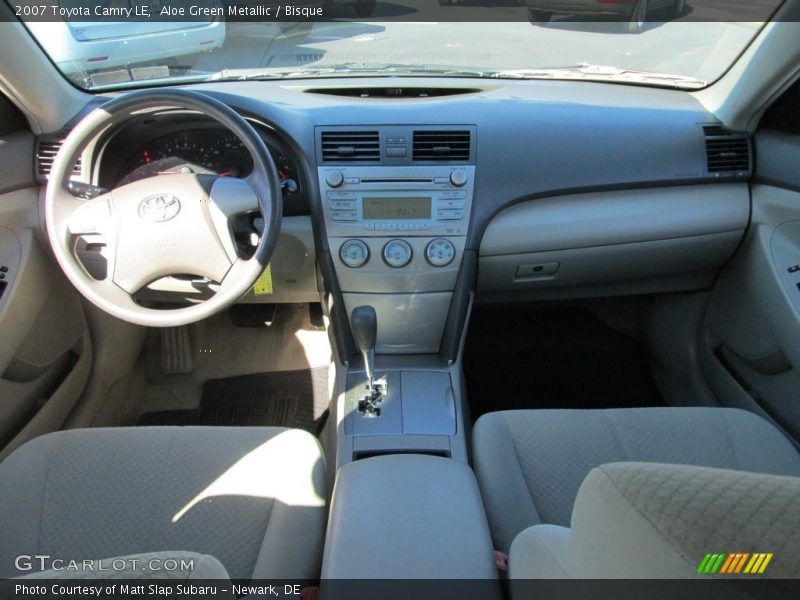 Aloe Green Metallic / Bisque 2007 Toyota Camry LE