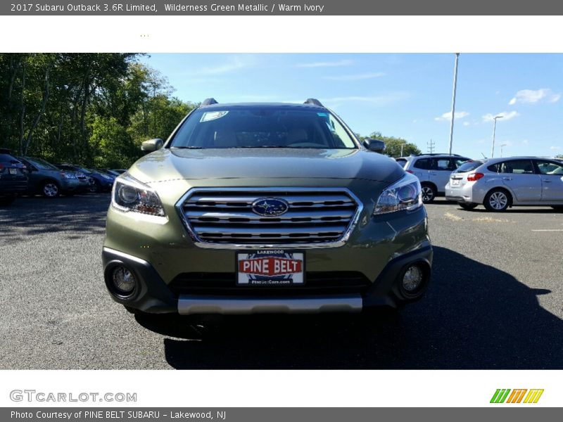 Wilderness Green Metallic / Warm Ivory 2017 Subaru Outback 3.6R Limited