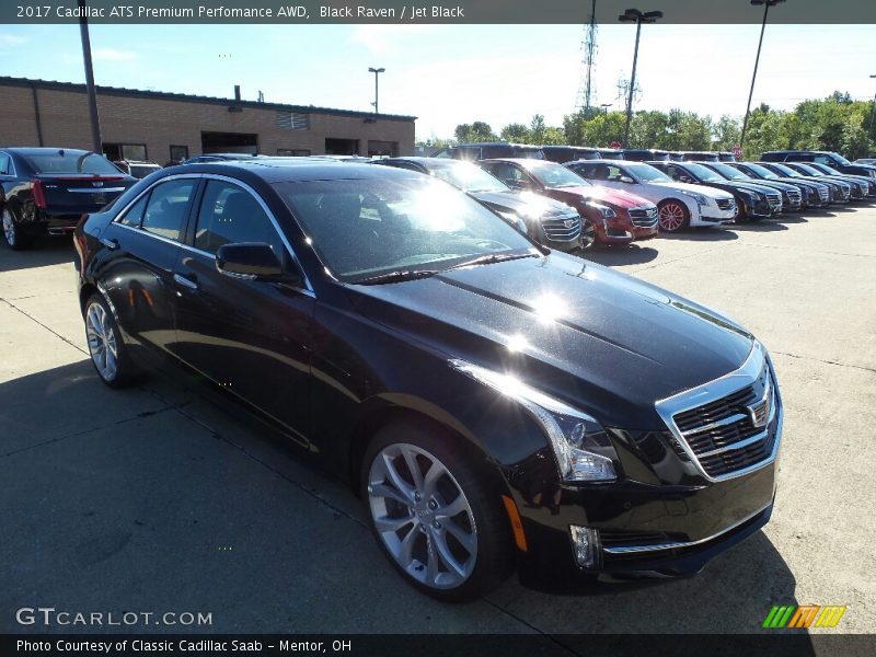 Black Raven / Jet Black 2017 Cadillac ATS Premium Perfomance AWD