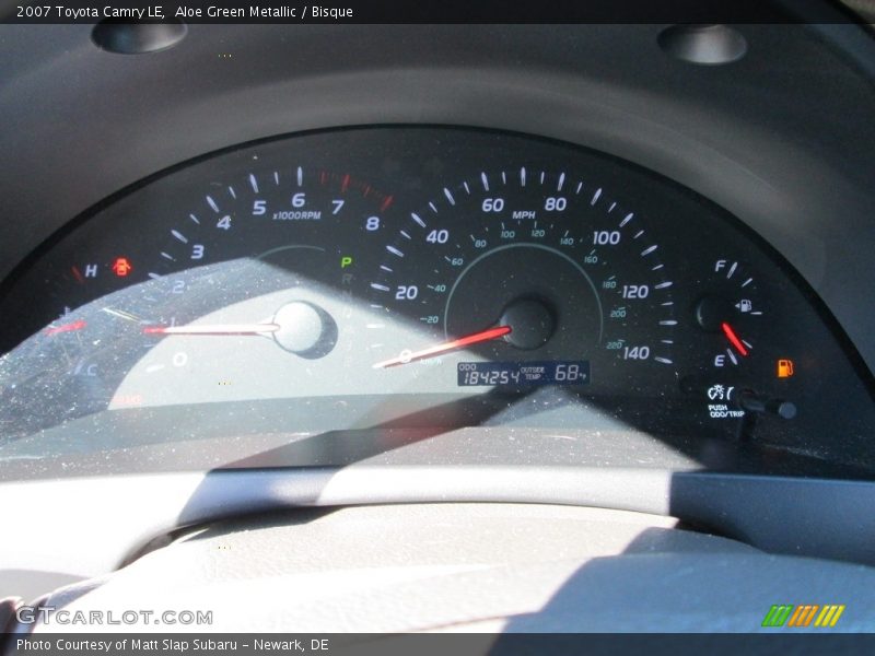 Aloe Green Metallic / Bisque 2007 Toyota Camry LE