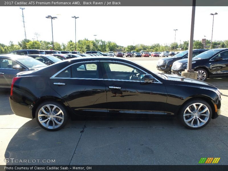 Black Raven / Jet Black 2017 Cadillac ATS Premium Perfomance AWD