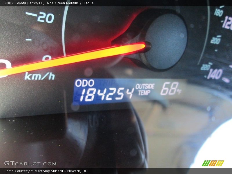 Aloe Green Metallic / Bisque 2007 Toyota Camry LE