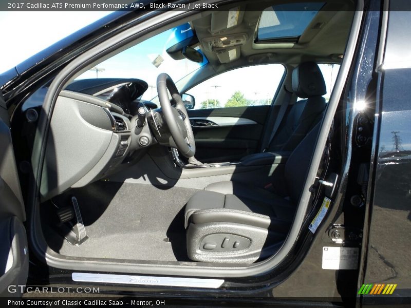 Black Raven / Jet Black 2017 Cadillac ATS Premium Perfomance AWD