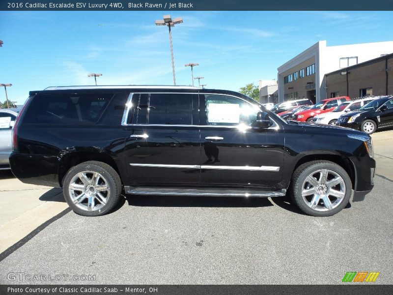 Black Raven / Jet Black 2016 Cadillac Escalade ESV Luxury 4WD