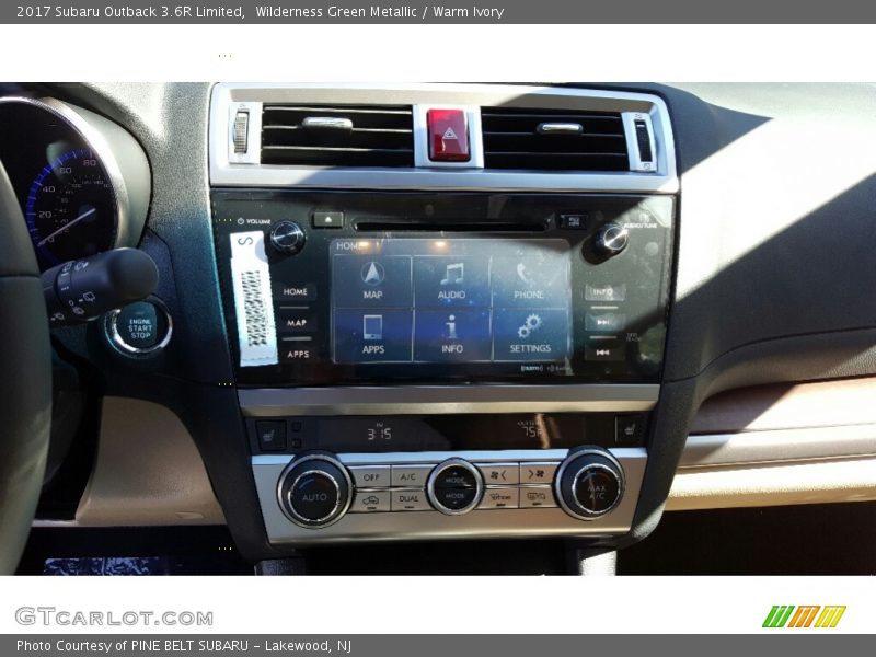 Wilderness Green Metallic / Warm Ivory 2017 Subaru Outback 3.6R Limited