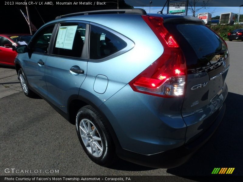 Mountain Air Metallic / Black 2013 Honda CR-V LX AWD