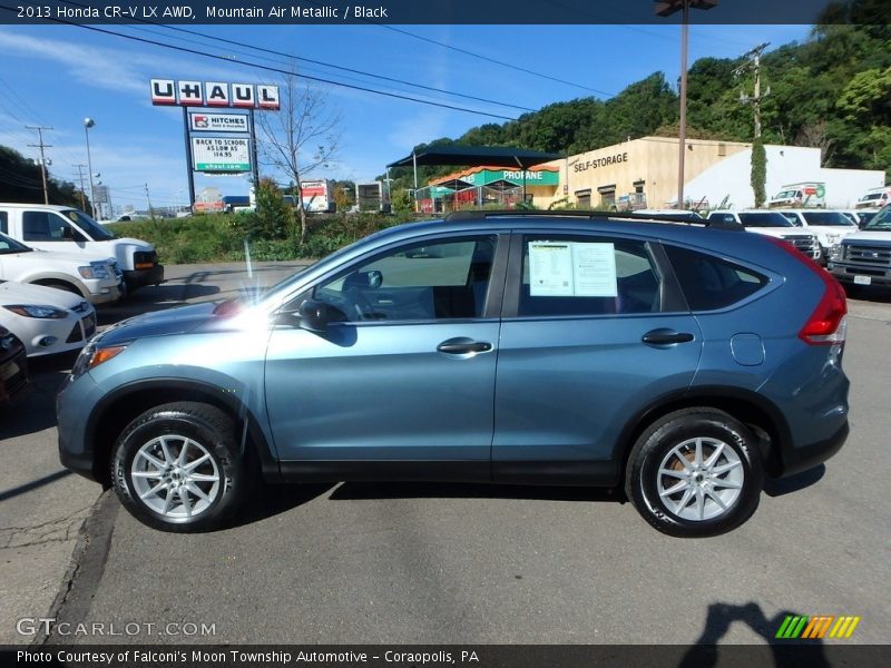 Mountain Air Metallic / Black 2013 Honda CR-V LX AWD