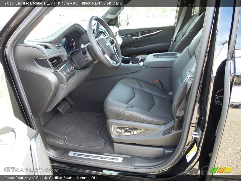 Black Raven / Jet Black 2016 Cadillac Escalade ESV Platinum 4WD
