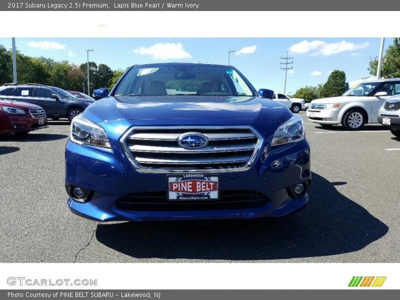 Lapis Blue Pearl / Warm Ivory 2017 Subaru Legacy 2.5i Premium