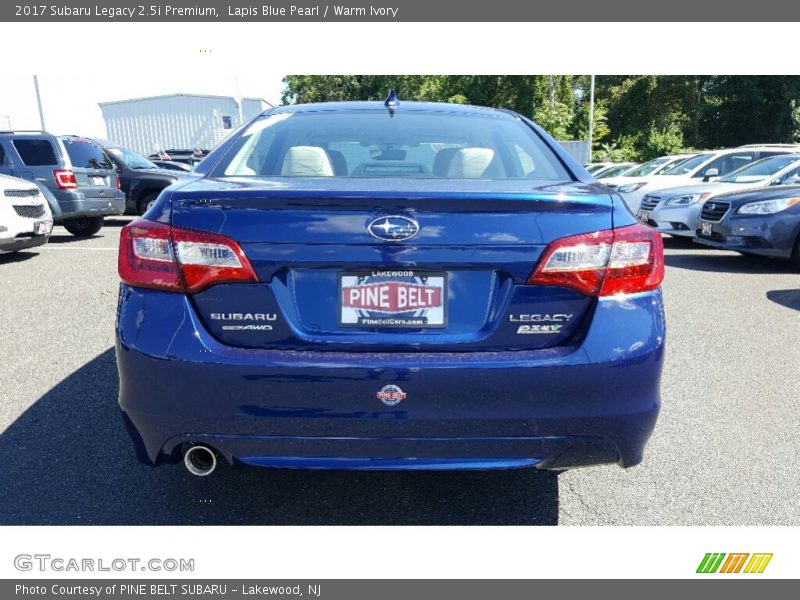 Lapis Blue Pearl / Warm Ivory 2017 Subaru Legacy 2.5i Premium