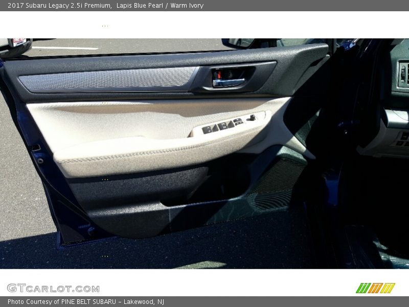 Lapis Blue Pearl / Warm Ivory 2017 Subaru Legacy 2.5i Premium