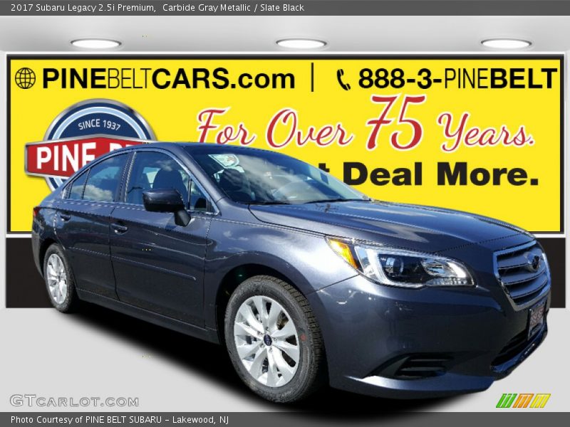 Carbide Gray Metallic / Slate Black 2017 Subaru Legacy 2.5i Premium