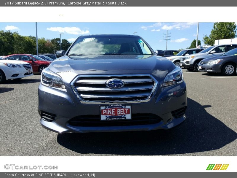 Carbide Gray Metallic / Slate Black 2017 Subaru Legacy 2.5i Premium