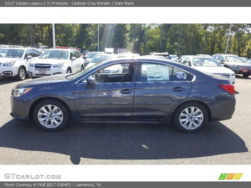 Carbide Gray Metallic / Slate Black 2017 Subaru Legacy 2.5i Premium