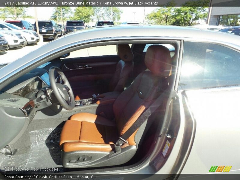  2017 ATS Luxury AWD Kona Brown w/Jet Black Accents Interior