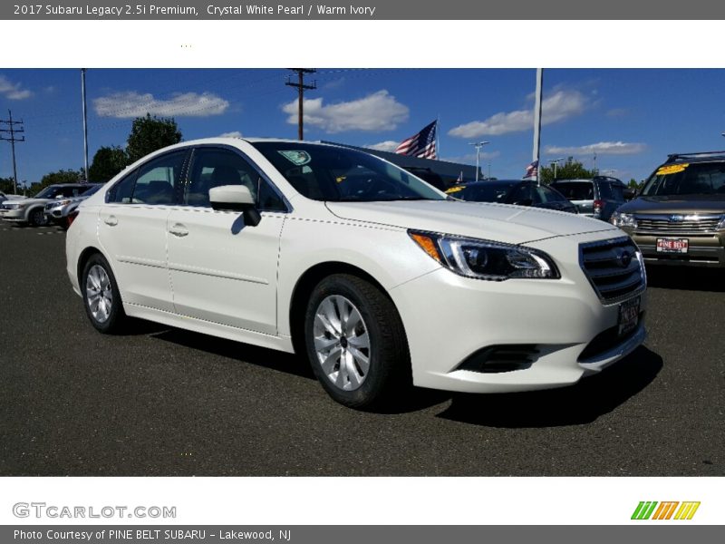 Crystal White Pearl / Warm Ivory 2017 Subaru Legacy 2.5i Premium