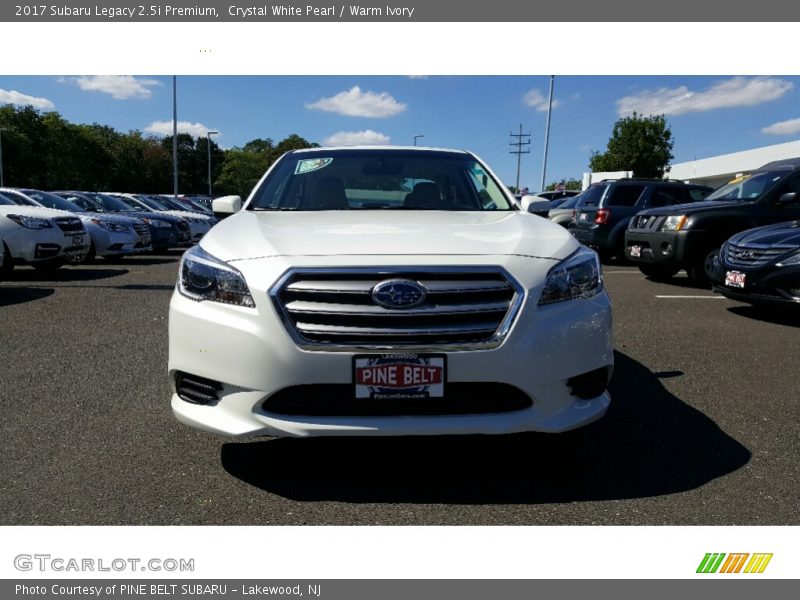 Crystal White Pearl / Warm Ivory 2017 Subaru Legacy 2.5i Premium