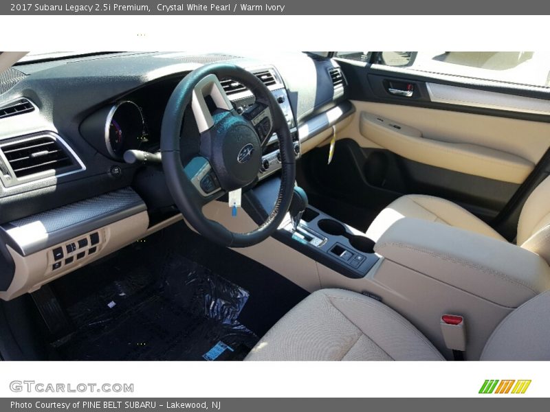 Crystal White Pearl / Warm Ivory 2017 Subaru Legacy 2.5i Premium