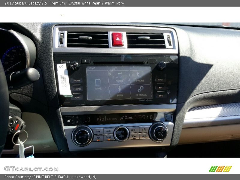 Crystal White Pearl / Warm Ivory 2017 Subaru Legacy 2.5i Premium