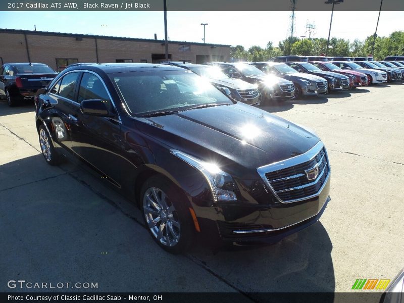 Black Raven / Jet Black 2017 Cadillac ATS AWD
