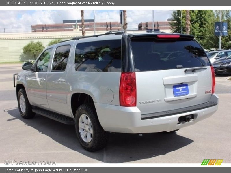 Champagne Silver Metallic / Ebony 2013 GMC Yukon XL SLT 4x4