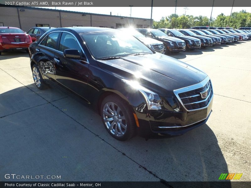 Black Raven / Jet Black 2017 Cadillac ATS AWD