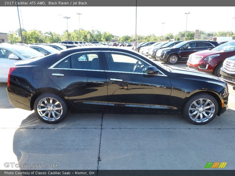 Black Raven / Jet Black 2017 Cadillac ATS AWD
