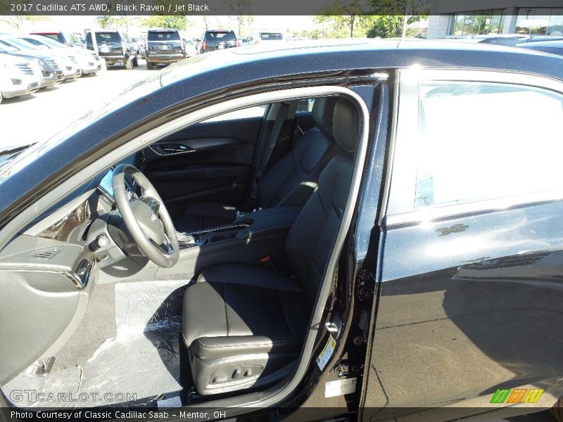Black Raven / Jet Black 2017 Cadillac ATS AWD