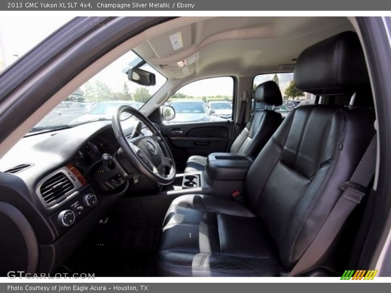 Champagne Silver Metallic / Ebony 2013 GMC Yukon XL SLT 4x4