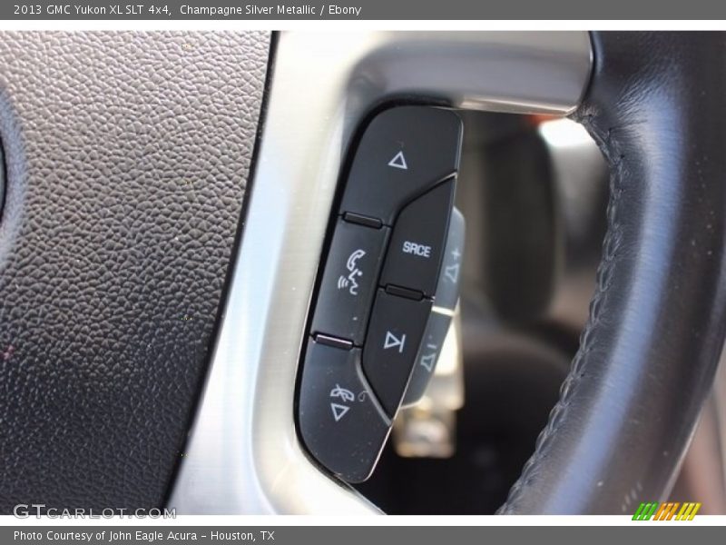 Champagne Silver Metallic / Ebony 2013 GMC Yukon XL SLT 4x4