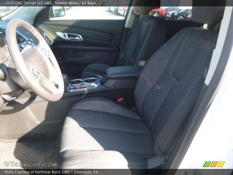 Summit White / Jet Black 2017 GMC Terrain SLE AWD