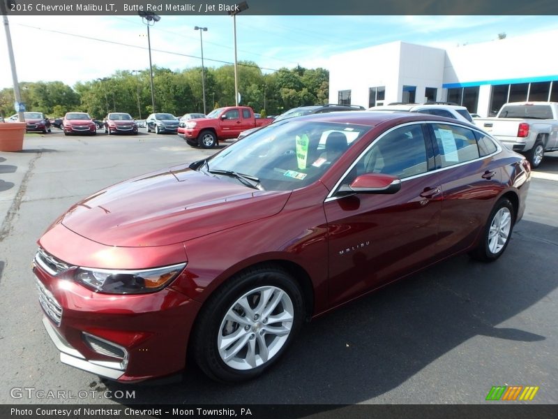 Butte Red Metallic / Jet Black 2016 Chevrolet Malibu LT