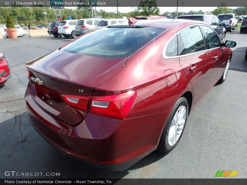 Butte Red Metallic / Jet Black 2016 Chevrolet Malibu LT