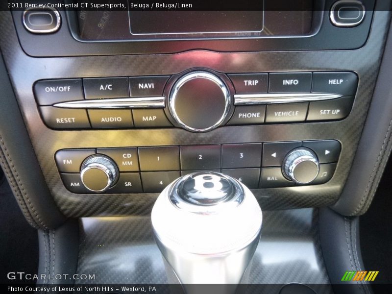 Controls of 2011 Continental GT Supersports