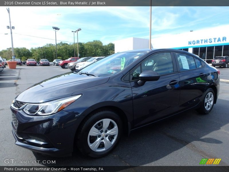 Blue Ray Metallic / Jet Black 2016 Chevrolet Cruze LS Sedan