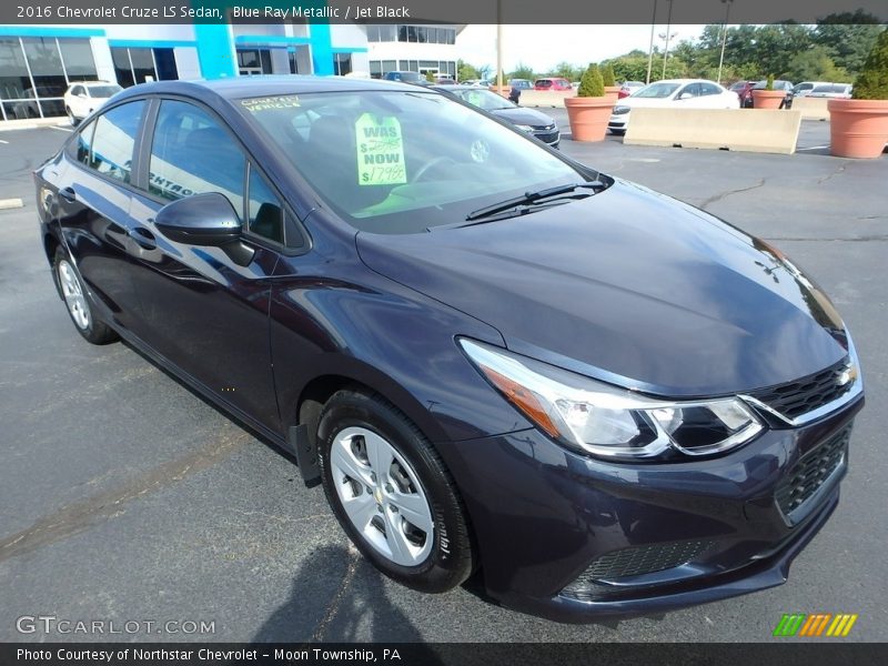 Blue Ray Metallic / Jet Black 2016 Chevrolet Cruze LS Sedan