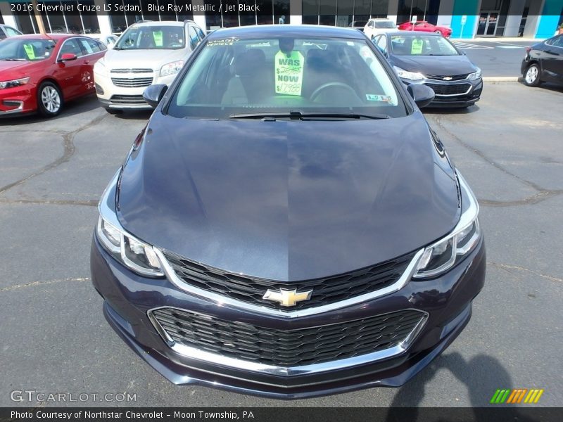 Blue Ray Metallic / Jet Black 2016 Chevrolet Cruze LS Sedan