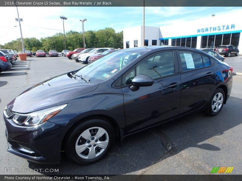 Blue Ray Metallic / Jet Black 2016 Chevrolet Cruze LS Sedan